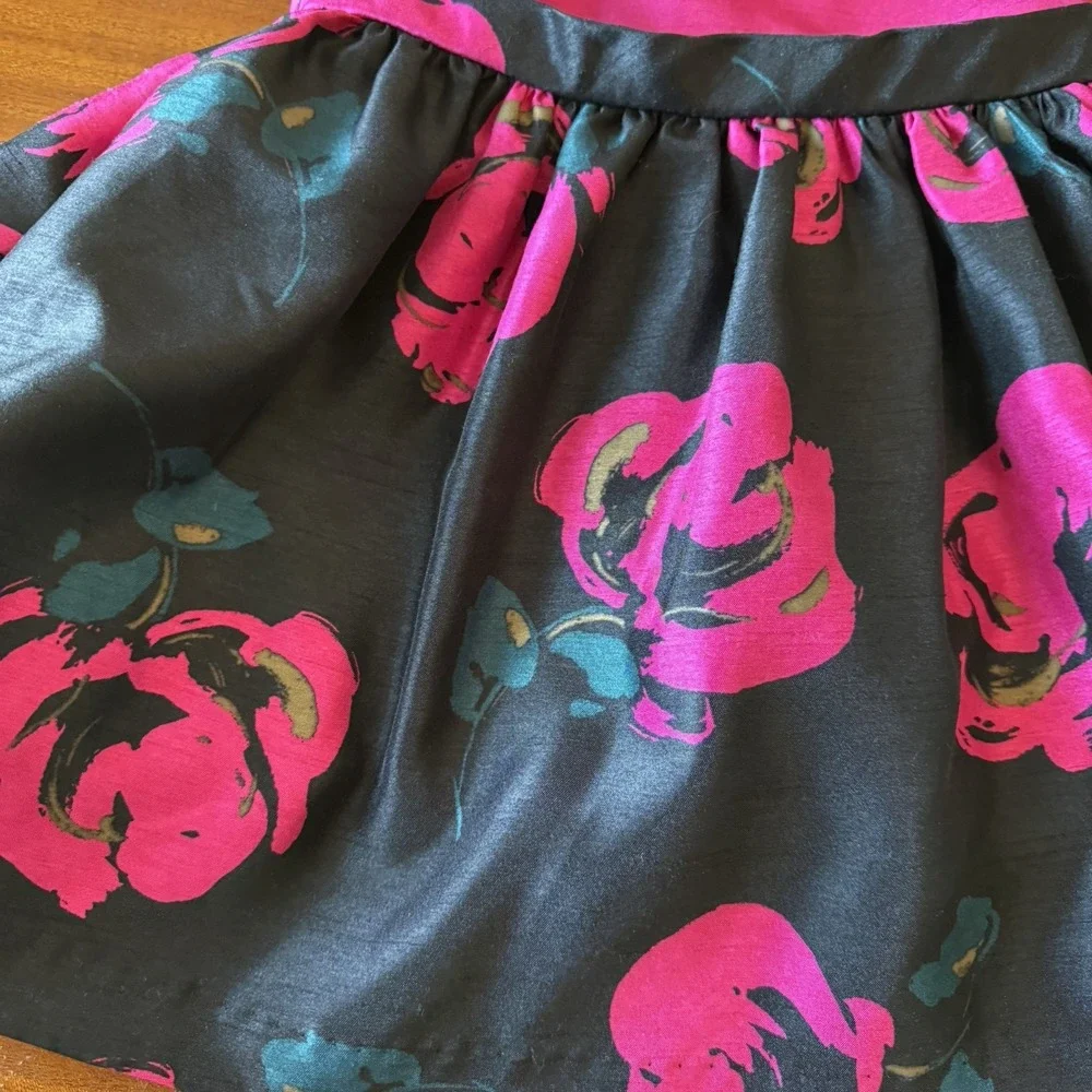 Lot of 2 Gymboree Dressed Up Dresses Girls‎ 2T Holiday Floral Blue Green, Black